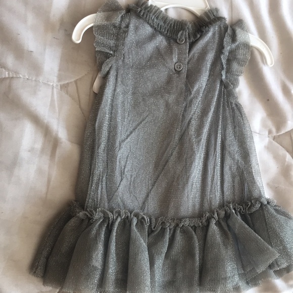 Silver little girl dress - Picture 3 of 3